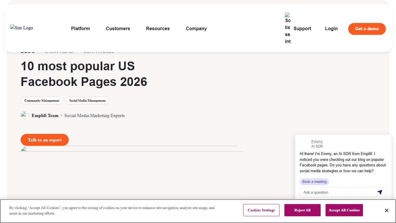 10 Most Popular US Facebook Pages 2026