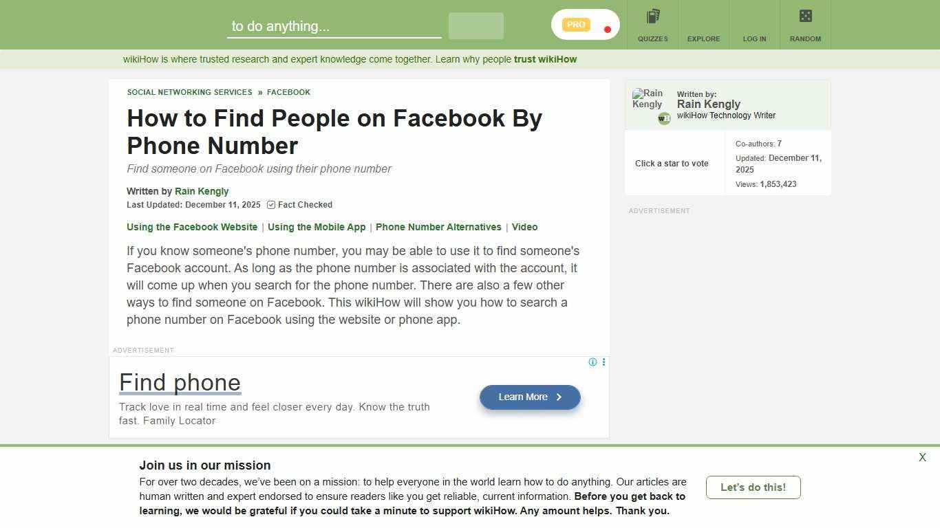 How to Search a Phone Number on Facebook: Desktop & Mobile